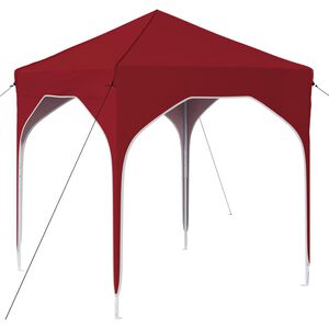 vidaXL Pop-up Party Tent 194 x 194 x 245 cm Burgundy