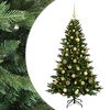 vidaXL Artificial Christmas Tree with Bauble 120 cm 150 LEDs