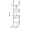 vidaXL Slim Storage Cabinet Sonoma Oak 50x42.5x225 cm Engineered Wood