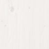 vidaXL Bed Frame White 200 x 200 cm Solid Pine Wood
