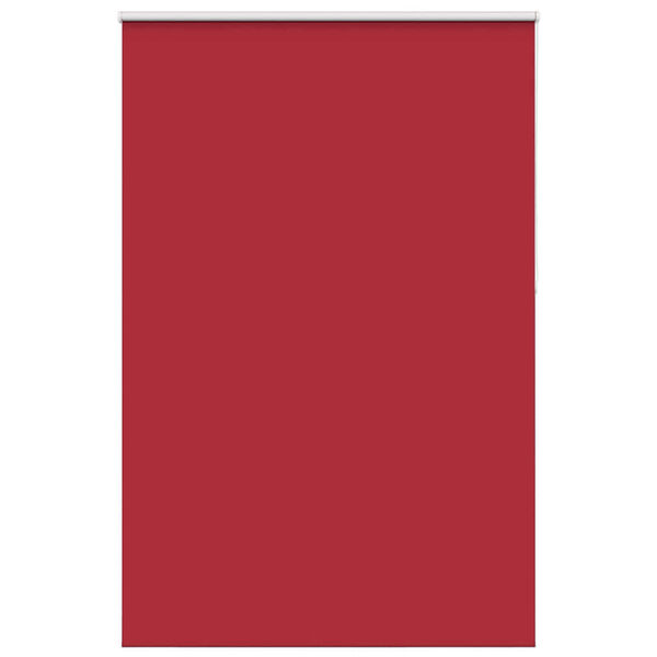 vidaXL Roller Blind Blackout Red 150x210 cm Fabric Width 146.6 cm Polyester