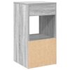 vidaXL Bedside Cabinets with Drawer 2 pcs Grey Sonoma 35x34x66.5 cm