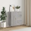 vidaXL Sideboard Grey Sonoma 69.5x34x90 cm Engineered Wood