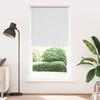 vidaXL Roller Blind Blackout White 115x230 cm Fabric Width 110.7 cm Polyester