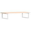 vidaXL Basin Shelf Wall Mounted Steel and Solid Wood Oak