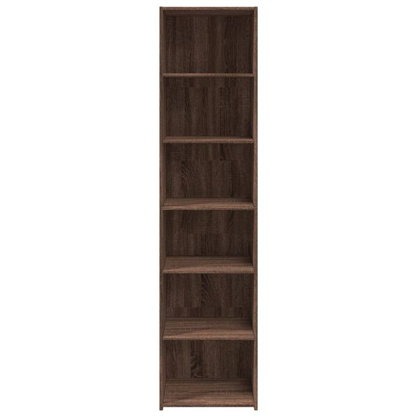vidaXL Highboard Brown Oak 45x41x185 cm Engineered Wood