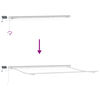 vidaXL Retractable Awning Multicolour 500 x 350 cm Fabric and Steel