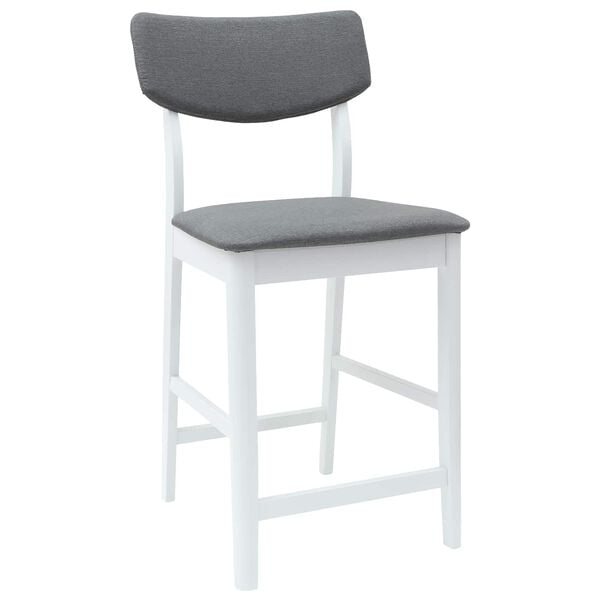 vidaXL Dining Chairs 2 pcs White 48 x 49 x 95 cm Solid Rubber Wood
