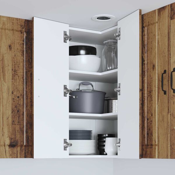 vidaXL Kitchen Cabinet Old Wood 57 x 57 x 80 cm Engineered Wood