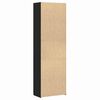 vidaXL Office Cabinet Black Oak 60 x 32 x 190 cm Engineered Wood