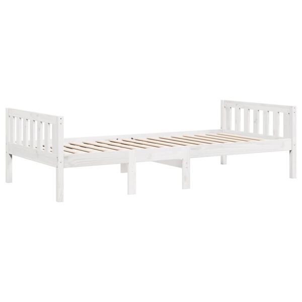 vidaXL Children's Bed without Mattress White 80x200 cm Solid Wood Pine