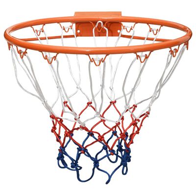 vidaXL Basketball Ring Orange 39 cm Steel