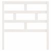 vidaXL Bed Headboard White 81x4x100 cm Solid Wood Pine