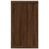 vidaXL Wall Cube Shelves 2 pcs Brown Oak 80x15x26.5 cm Engineered Wood