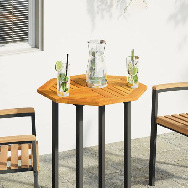 vidaXL Table Top 60x60x2 cm Octagonal Solid Wood Acacia