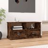 vidaXL TV Cabinet Smoked Oak 93x35.5x45 cm Engineered Wood