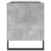 vidaXL Record Cabinet Concrete Grey 85x38x48 cm Engineered Wood