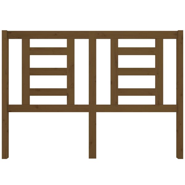 vidaXL Bed Headboard Honey Brown 141x4x100 cm Solid Wood Pine