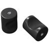vidaXL Cabinet Knob 2 pcs Black 18 x 23 mm Iron