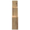 vidaXL Wall Cube Shelves Artisan Oak 68x15x68 cm Engineered Wood