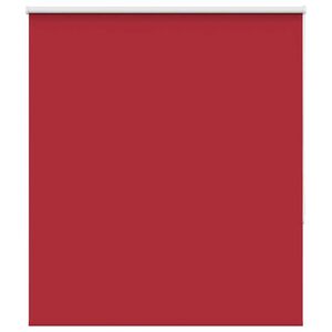 vidaXL Roller Blind Blackout Red 130x175 cm Fabric Width 126.6 cm Polyester