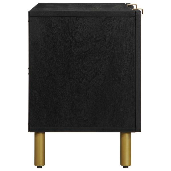 vidaXL TV Cabinet Black 105x33x46 cm Engineered Wood