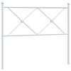 vidaXL Metal Headboard White 100cm