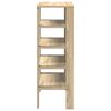 vidaXL Shoe Rack Sonoma Oak 61x32x87.5 cm Engineered Wood