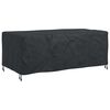 vidaXL Furniture Cover Plain Black 200 x 110 x 70 cm 420D