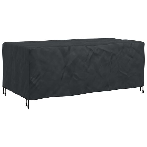 vidaXL Furniture Cover Plain Black 200 x 110 x 70 cm 420D