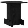 vidaXL End Table Black Oak 35.5 x 35 x 40 cm Engineered Wood