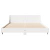 vidaXL Bed Frame without Mattress White 160x200 cm Solid Wood Pine