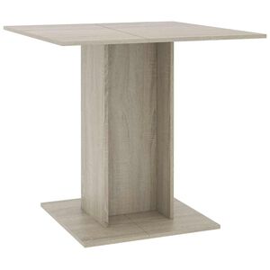 vidaXL Dining Table | Sonoma oak | Engineered wood | Medium | Durable