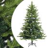 vidaXL Artificial Hinged Christmas Tree 150 cm PVC and Metal Green