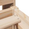 vidaXL Bed Frame without Mattress 100x200 cm Solid Wood Pine