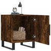 vidaXL Bedside Cabinets 2 pcs Smoked Oak 40x40x50 cm Engineered Wood