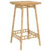 vidaXL Outdoor Bar Table Square 55x55x100 cm Bamboo