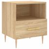 vidaXL Bedside Cabinet Sonoma Oak 40x35x47.5 cm Engineered Wood
