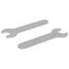 vidaXL Spanner 2 pcs Silver 10 mm Iron