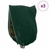 vidaXL Frost Protection Plant Fleece Covers 3 pcs Green 3.5 x 2.5 m