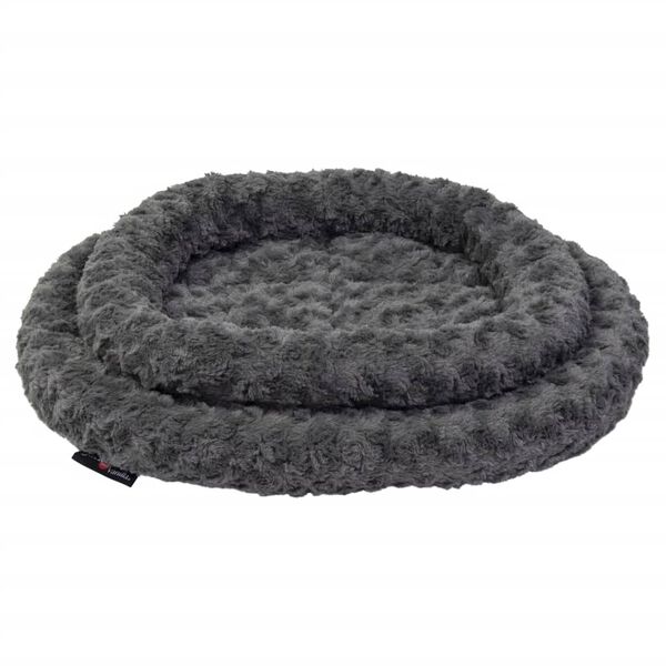 Jack and Vanilla Pet Basket Softy S 55x45x7 cm Rosette Grey