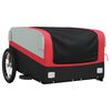 vidaXL Bike Trailer Black and Red 45 kg Iron