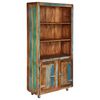 vidaXL Highboard 90x35x183 cm Solid Reclaimed Wood
