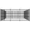 vidaXL Outdoor Dog Kennel 450x450x185 cm