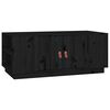 vidaXL Coffee Table Black 100x50x41 cm Solid Wood Pine