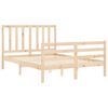 vidaXL Bed Frame without Mattress 120x200 cm Solid Wood Pine