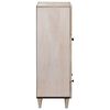 vidaXL Highboard with Drawer White 60 x 33 x 100 cm Solid mango wood