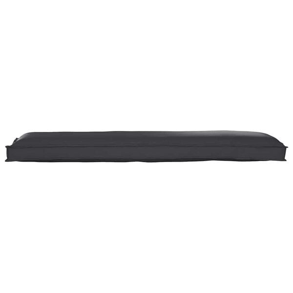 vidaXL Pallet Cushion for Bench Black 150 x 40 x 8 cm Oxford fabric