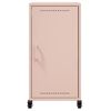 vidaXL Sideboard Pink 36x39x72 cm Steel