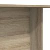 vidaXL Dining Table Sonoma Oak 110x60x75 cm Engineered Wood